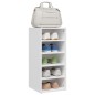 vidaXL Scarpiere 2 pz Bianche 31,5x35x70 cm in Truciolato vidaXL Scarpiere 2 pz Bianche 31,5x35x70 cm in Truciolato