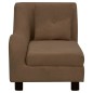 vidaXL Divano per Cani con Cuscino Marrone 83x44x44 cm in Peluche vidaXL Divano per Cani con Cuscino Marrone 83x44x44 cm in Peluche