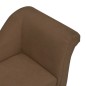 vidaXL Divano per Cani con Cuscino Marrone 83x44x44 cm in Peluche vidaXL Divano per Cani con Cuscino Marrone 83x44x44 cm in Peluche