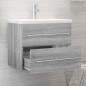 Mobile Lavabo Grigio Sonoma 60x38,5x48 cm in Legno Multistrato Mobile Lavabo Grigio Sonoma 60x38,5x48 cm in Legno Multistrato