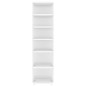 vidaXL Scarpiere 2 pz Bianco Lucido 27,5x27x102 cm vidaXL Scarpiere 2 pz Bianco Lucido 27,5x27x102 cm