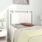 Testiera per Letto Bianca 95,5x4x100 cm Legno Massello di Pino Testiera per Letto Bianca 95,5x4x100 cm Legno Massello di Pino