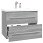 Mobile Lavabo Grigio Sonoma 60x38,5x48 cm in Legno Multistrato Mobile Lavabo Grigio Sonoma 60x38,5x48 cm in Legno Multistrato