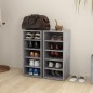 vidaXL Scarpiere 2 pz Grigio Cemento 31,5x35x70 cm in Truciolato vidaXL Scarpiere 2 pz Grigio Cemento 31,5x35x70 cm in Truciolato
