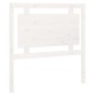 Testiera per Letto Bianca 95,5x4x100 cm Legno Massello di Pino Testiera per Letto Bianca 95,5x4x100 cm Legno Massello di Pino