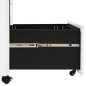 vidaXL Schedario Mobile Bianco 30x45x59 cm in Acciaio vidaXL Schedario Mobile Bianco 30x45x59 cm in Acciaio