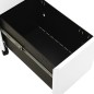 vidaXL Schedario Mobile Bianco 30x45x59 cm in Acciaio vidaXL Schedario Mobile Bianco 30x45x59 cm in Acciaio
