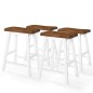vidaXL Set Tavolo da Bar e Sgabelli 5 pz in Legno Massello vidaXL Set Tavolo da Bar e Sgabelli 5 pz in Legno Massello