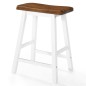 vidaXL Set Tavolo da Bar e Sgabelli 5 pz in Legno Massello vidaXL Set Tavolo da Bar e Sgabelli 5 pz in Legno Massello