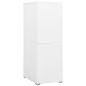 vidaXL Armadio Classificatore Bianco 46x62x133 cm in Acciaio vidaXL Armadio Classificatore Bianco 46x62x133 cm in Acciaio