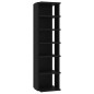 vidaXL Scarpiera Nera 27,5x27x102 cm in Legno Multistrato vidaXL Scarpiera Nera 27,5x27x102 cm in Legno Multistrato
