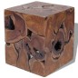 vidaXL Sgabelli/Tavolino da Caffè in Legno Massello di Tek 4 Pz vidaXL Sgabelli/Tavolino da Caffè in Legno Massello di Tek 4 Pz