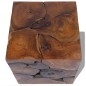 vidaXL Sgabelli/Tavolino da Caffè in Legno Massello di Tek 4 Pz vidaXL Sgabelli/Tavolino da Caffè in Legno Massello di Tek 4 Pz