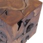 vidaXL Sgabelli/Tavolino da Caffè in Legno Massello di Tek 4 Pz vidaXL Sgabelli/Tavolino da Caffè in Legno Massello di Tek 4 Pz