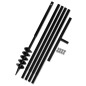 vidaXL Trapano da Terra con Manico 100 mm Tubo di Prolunga Acciaio 5 m vidaXL Trapano da Terra con Manico 100 mm Tubo di Prolunga Acciaio 5 m