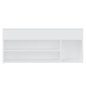 vidaXL Panca Portascarpe Bianco 105x30x45 cm in Truciolato vidaXL Panca Portascarpe Bianco 105x30x45 cm in Truciolato