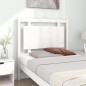 Testiera per Letto Bianca 95,5x4x100 cm Legno Massello di Pino Testiera per Letto Bianca 95,5x4x100 cm Legno Massello di Pino