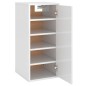 vidaXL Scarpiera Bianco Lucido 32x35x70 cm in Truciolato vidaXL Scarpiera Bianco Lucido 32x35x70 cm in Truciolato