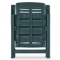 vidaXL Set da Pranzo da Giardino 11 pz in Plastica Verde vidaXL Set da Pranzo da Giardino 11 pz in Plastica Verde