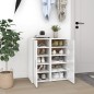 vidaXL Scarpiere 2 pz Bianco Lucido 32x35x70 cm in Truciolato vidaXL Scarpiere 2 pz Bianco Lucido 32x35x70 cm in Truciolato