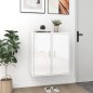 vidaXL Scarpiere 2 pz Bianco Lucido 32x35x70 cm in Truciolato vidaXL Scarpiere 2 pz Bianco Lucido 32x35x70 cm in Truciolato