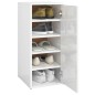 vidaXL Scarpiere 2 pz Bianco Lucido 32x35x70 cm in Truciolato vidaXL Scarpiere 2 pz Bianco Lucido 32x35x70 cm in Truciolato
