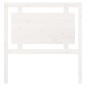 Testiera per Letto Bianca 95,5x4x100 cm Legno Massello di Pino Testiera per Letto Bianca 95,5x4x100 cm Legno Massello di Pino