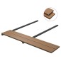 vidaXL Pavimento per Esterni in WPC Cavo con Accessori 26m² 2,2m Teak vidaXL Pavimento per Esterni in WPC Cavo con Accessori 26m² 2,2m Teak