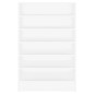 vidaXL Scarpiera Bianca 60x35x92 cm in Truciolato vidaXL Scarpiera Bianca 60x35x92 cm in Truciolato
