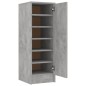 vidaXL Scarpiera Grigio Cemento 32x35x92 cm in Truciolato vidaXL Scarpiera Grigio Cemento 32x35x92 cm in Truciolato
