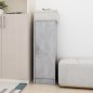 vidaXL Scarpiera Grigio Cemento 32x35x92 cm in Truciolato vidaXL Scarpiera Grigio Cemento 32x35x92 cm in Truciolato