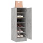 vidaXL Scarpiera Grigio Cemento 32x35x92 cm in Truciolato vidaXL Scarpiera Grigio Cemento 32x35x92 cm in Truciolato