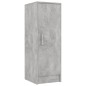 vidaXL Scarpiera Grigio Cemento 32x35x92 cm in Truciolato vidaXL Scarpiera Grigio Cemento 32x35x92 cm in Truciolato