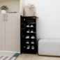 vidaXL Scarpiera Nera 32x35x92 cm in Truciolato vidaXL Scarpiera Nera 32x35x92 cm in Truciolato