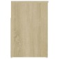 vidaXL Panca Portascarpe Rovere Sonoma 103x30x54,5 cm in Truciolato