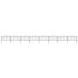vidaXL Recinzione Giardino Punta a Lancia(1,25-1,5)x13,6m Acciaio Nero vidaXL Recinzione Giardino Punta a Lancia(1,25-1,5)x13,6m Acciaio Nero