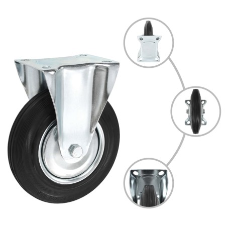 vidaXL Rotelle Fisse 32 pz 200 mm