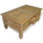 Tavolino da Caffé Legno Pino Messicano Corona Range 100x60x45cm Tavolino da Caffé Legno Pino Messicano Corona Range 100x60x45cm