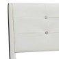 vidaXL Letto con Materasso Memory Foam Bianco in Similpelle 180x200 cm vidaXL Letto con Materasso Memory Foam Bianco in Similpelle 180x200 cm
