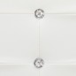 vidaXL Letto con Materasso Memory Foam Bianco in Similpelle 180x200 cm vidaXL Letto con Materasso Memory Foam Bianco in Similpelle 180x200 cm