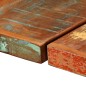 vidaXL Set da Bar 7 pz in Legno Massello di Recupero Vera Pelle e Tela vidaXL Set da Bar 7 pz in Legno Massello di Recupero Vera Pelle e Tela
