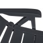 vidaXL Set da Pranzo da Giardino 5 pz in Plastica Antracite vidaXL Set da Pranzo da Giardino 5 pz in Plastica Antracite