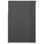 vidaXL Panca Portascarpe Grigio Lucido 80x30x45 cm in Truciolato vidaXL Panca Portascarpe Grigio Lucido 80x30x45 cm in Truciolato