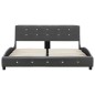 vidaXL Letto con Materasso Grigio in Similpelle 140x200 cm vidaXL Letto con Materasso Grigio in Similpelle 140x200 cm