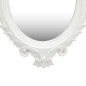 Specchio da Parete Stile Castello 56x76 cm Bianco Specchio da Parete Stile Castello 56x76 cm Bianco
