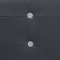 vidaXL Letto con Materasso Nero in Similpelle 180x200 cm vidaXL Letto con Materasso Nero in Similpelle 180x200 cm