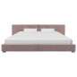 vidaXL Letto con Materasso Rosa Velluto 180x200 cm vidaXL Letto con Materasso Rosa Velluto 180x200 cm