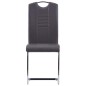 vidaXL Set Sala da Pranzo 11 pz in Similpelle Grigio vidaXL Set Sala da Pranzo 11 pz in Similpelle Grigio