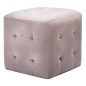 vidaXL Pouf 2 pz Rosa 30x30x30 cm in Velluto vidaXL Pouf 2 pz Rosa 30x30x30 cm in Velluto