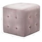 vidaXL Pouf 2 pz Rosa 30x30x30 cm in Velluto vidaXL Pouf 2 pz Rosa 30x30x30 cm in Velluto